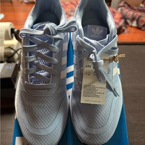 Adidas Kid's Sky Blue Sneakers, Sz 6